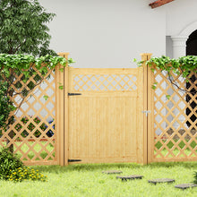 Load image into Gallery viewer, Diyspace Rhombus Garden Wood Fence Gate