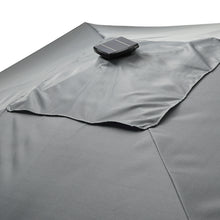 Load image into Gallery viewer, Square Cantilever Parasol with Solar Light and HDPE Parasol Base, LG1268LG0884