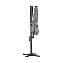 Load image into Gallery viewer, Round Cantilever Parasol with Solar Light and HDPE Parasol Base, LG1270LG0884