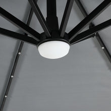 Load image into Gallery viewer, Round Cantilever Parasol with Solar Light and HDPE Parasol Base, LG1270LG0884