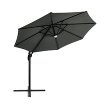 Load image into Gallery viewer, Round Cantilever Parasol with Solar Light and HDPE Parasol Base, LG1271LG0884