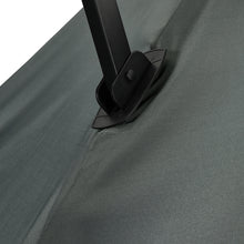Load image into Gallery viewer, Round Cantilever Parasol with Solar Light and HDPE Parasol Base