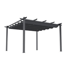 Load image into Gallery viewer, Garden Sanctuary Aluminum Patio Pergola with Canopy