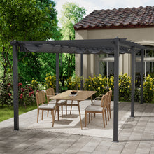 Load image into Gallery viewer, Garden Sanctuary Aluminum Patio Pergola with Canopy