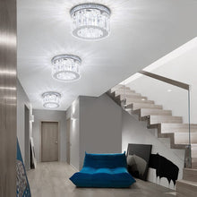 Load image into Gallery viewer, Modern Round Crystal Ceiling Light Living and Home