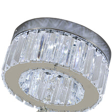 Load image into Gallery viewer, Modern Round Crystal Ceiling Light with Crystal Pendant