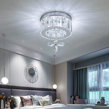 Load image into Gallery viewer, Modern Round Crystal Ceiling Light with Crystal Pendant Living and Home