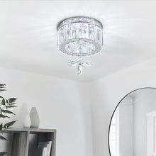 Load image into Gallery viewer, Modern Round Crystal Ceiling Light with Crystal Pendant Living and Home