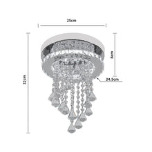 Load image into Gallery viewer, Modern Crystal Ceiling Light with Droplets Cool White Living and Home