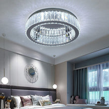 Load image into Gallery viewer, 50cm Dia Modern Round Crystal Ceiling Light Living and Home