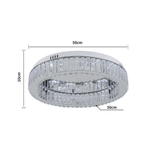 Load image into Gallery viewer, 50cm Dia Modern Round Crystal Ceiling Light Living and Home