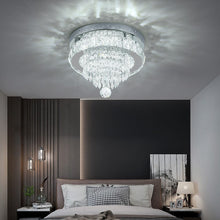 Load image into Gallery viewer, Elegant Crystal Round Ceiling Light Living and Home