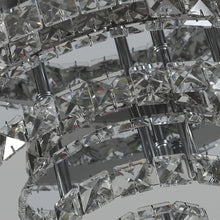 Load image into Gallery viewer, 3-Tier Chic Crystal Ceiling Light with Chrome Finish Living and Home