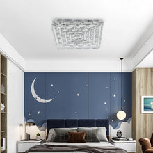 Load image into Gallery viewer, Modern Square Crystal LED Ceiling Light