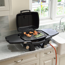 Load image into Gallery viewer, Portable Gas Grill Propane Grill with Side Tables