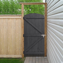 Load image into Gallery viewer, Semi Braced Arch Top Strong Wooden Garden Gate