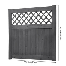 Load image into Gallery viewer, Rhombus Garden Wood Fence Gate