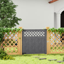 Load image into Gallery viewer, Rhombus Garden Wood Fence Gate
