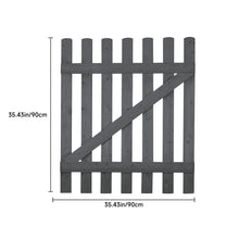 Load image into Gallery viewer, Garden Wood Fence Gate with Latch