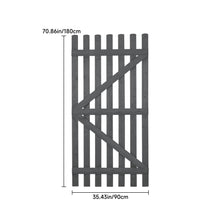 Load image into Gallery viewer, Garden Wood Fence Gate with Latch