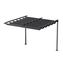 Load image into Gallery viewer, 10 x 13FT Outdoor Lean To Pergola with Canopy