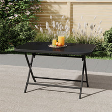 Load image into Gallery viewer, Outdoor Folding Table with Umbrella Hole