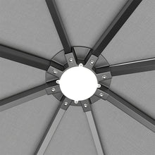 Load image into Gallery viewer, Solar LED Metal Patio Gazebo with Curtains