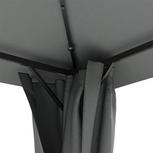Load image into Gallery viewer, Solar LED Metal Patio Gazebo with Curtains