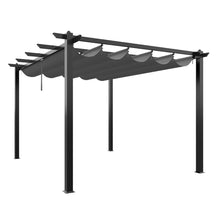 Load image into Gallery viewer, 13x10ft Aluminium Pergola with Retractable Roof