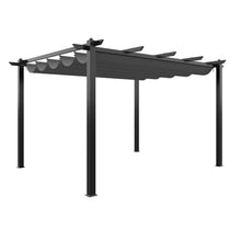 Load image into Gallery viewer, 13x10ft Aluminium Pergola with Retractable Roof