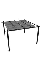 Load image into Gallery viewer, 13x13ft Aluminium Pergola with Retractable Roof