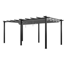 Load image into Gallery viewer, 10x20ft Aluminium Pergola with Retractable Roof