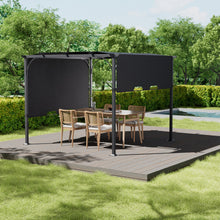 Load image into Gallery viewer, Outdoor Pergola with Adjustable Canopy