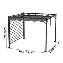 Load image into Gallery viewer, 10 x 9FT Outdoor Pergola with Canopy