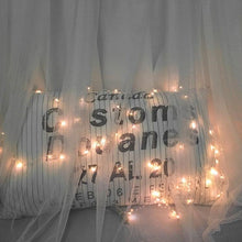 Load image into Gallery viewer, Premium 6-Meter 40-Light Pearl Waterproof Battery-Operated String Lights with Silver Wire Living and Home