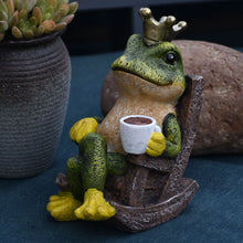 Load image into Gallery viewer, Frog Prince Figurine Resin Tabletop Ornament