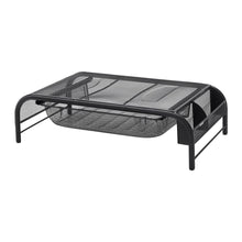 Load image into Gallery viewer, Metal Mesh Monitor Stand Riser with Drawer Living and Home
