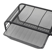 Load image into Gallery viewer, Metal Mesh Monitor Stand Riser with Drawer Living and Home