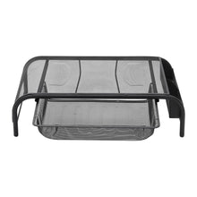 Load image into Gallery viewer, Metal Mesh Monitor Stand Riser with Drawer Living and Home