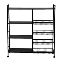 Load image into Gallery viewer, Kitchen Microwave Oven Vegetable Storage Cart
