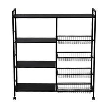 Load image into Gallery viewer, Kitchen Microwave Oven Vegetable Storage Cart