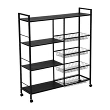 Load image into Gallery viewer, Kitchen Microwave Oven Vegetable Storage Cart