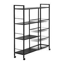 Load image into Gallery viewer, Kitchen Microwave Oven Vegetable Storage Cart