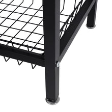 Load image into Gallery viewer, Kitchen Microwave Oven Vegetable Storage Cart