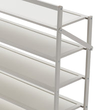 Load image into Gallery viewer, 6-Tier Foldable Bamboo Shoe Rack