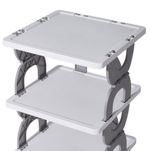Load image into Gallery viewer, 6-Tier Foldable Plastic Shoe Rack