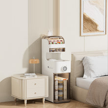 Load image into Gallery viewer, 5-Tier Narrow Storage Organizer with Drawers and Wheels