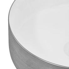 Load image into Gallery viewer, Round Ceramic Countertop Washbasin Vessel Sink