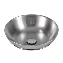 Load image into Gallery viewer, Round Ceramic Countertop Washbasin Vessel Sink