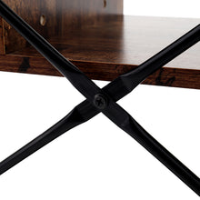 Load image into Gallery viewer, Industrial Style 5 Tier Bookcase Metal Frame